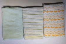 Aden Anais Muslin 100 Cotton Swaddle 3-pack 42 X 46 Baby Pre-Owed