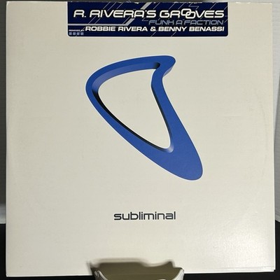 Robbie Rivera s Grooves- Funk-A-Faction 12'' Vinyl Single Remixes- VG Condition 