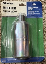 NEW ARNOLD M-110 THREAD ON 3/4 5-8 HP MOWER SMALL ENGINE SAUSAGE MUFFLER 7872930