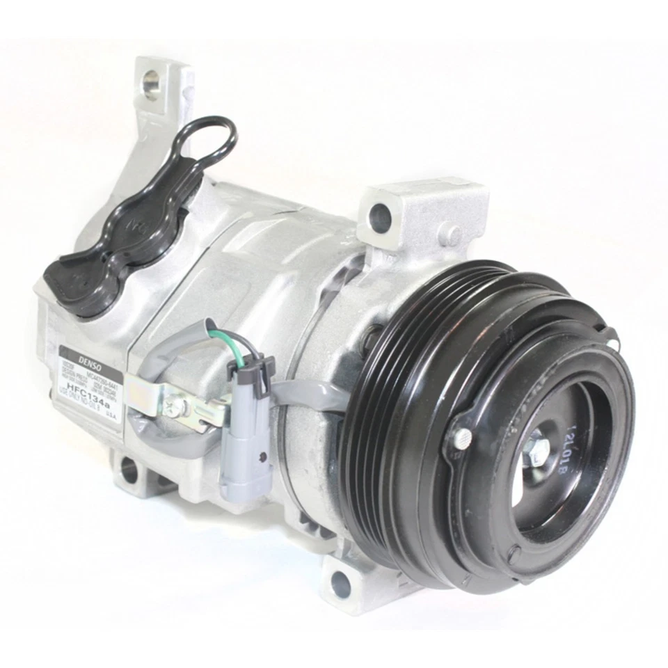 Compresor de aire acondicionado Denso 471-0316 para Chevy Yukon Suburban con embrague Chevrolet Foto 3 de 4