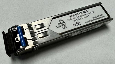 Arista Networks SFP-1G-LX 100% Compatible 1GbE LX SFP 10km 1310nm SMF LC Duplex