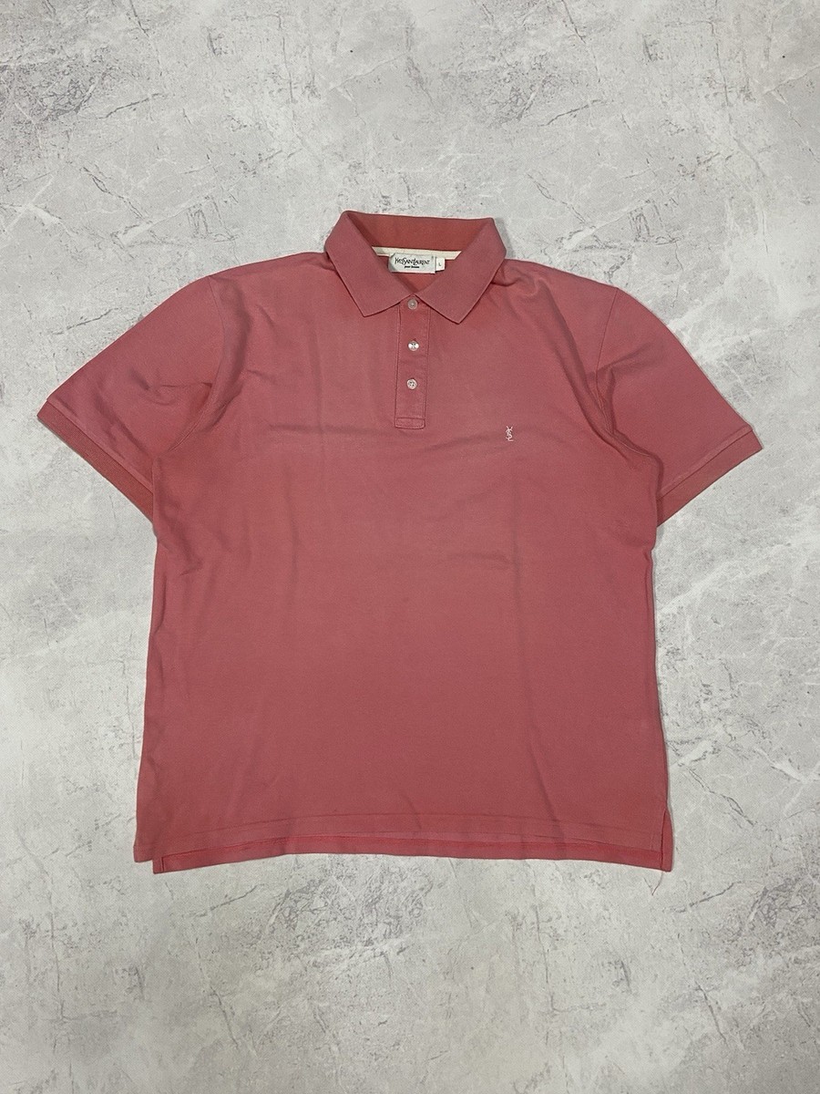 Yves Saint Laurent Small Logo YSL Polo T Shirt Vintage | eBay