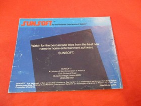 Spy Hunter Nintendo NES Instruction Manual Booklet ONLY #P