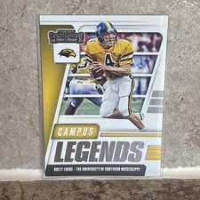 2021 Panini Contenders Draft Picks -Campus Legends Brett Favre #8 NEXT DAY SHIPP