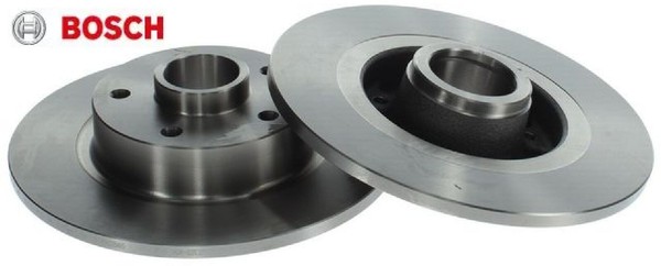2X Bremsscheibe Bosch 0986479682 2 Bremsscheiben Hinterachse Hinten FüR Renault-image