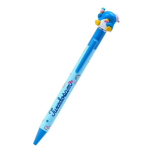 Sanrio Ballpoint Pen with Mascot Tuxedo Sam Ink Black Japan New with Trackin