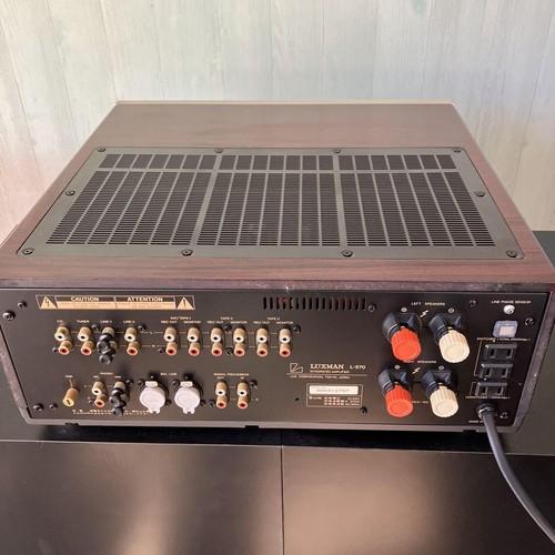 Luxman L-570 Pure Class A Integrated Amplifier Vintage Stereo Amp Original - Picture 8 of 15