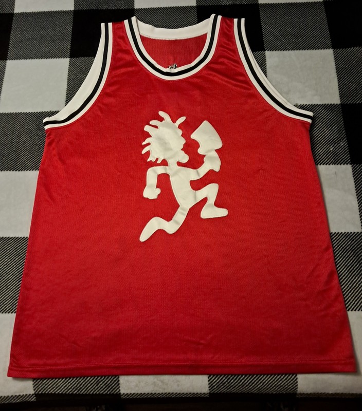 Insane Clown Posse Jersey, Hatchetman Basketball Jersey (Athleticknit) 2009 "XL"