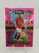 2023-24 Panini Select FIFA #16 Bruno Fernandes Pink Mojo /199