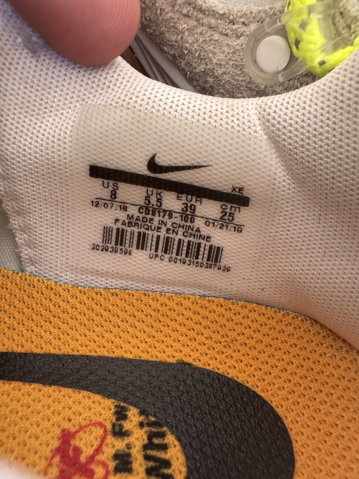 OFF WHITE X NIKE Nike Zoom Terra Kiger 5 x Off White bianco argento taglia 8W