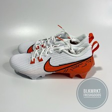 Nike Vapor Edge Speed 360 2 White Orange Football Cleats FQ4045-100 Size 9.5