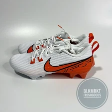 Nike Vapor Edge Speed 360 2 White Orange Football Cleats FQ4045-100 Size 9.5