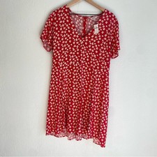 GAP Red Flutter Sleeve Sundress