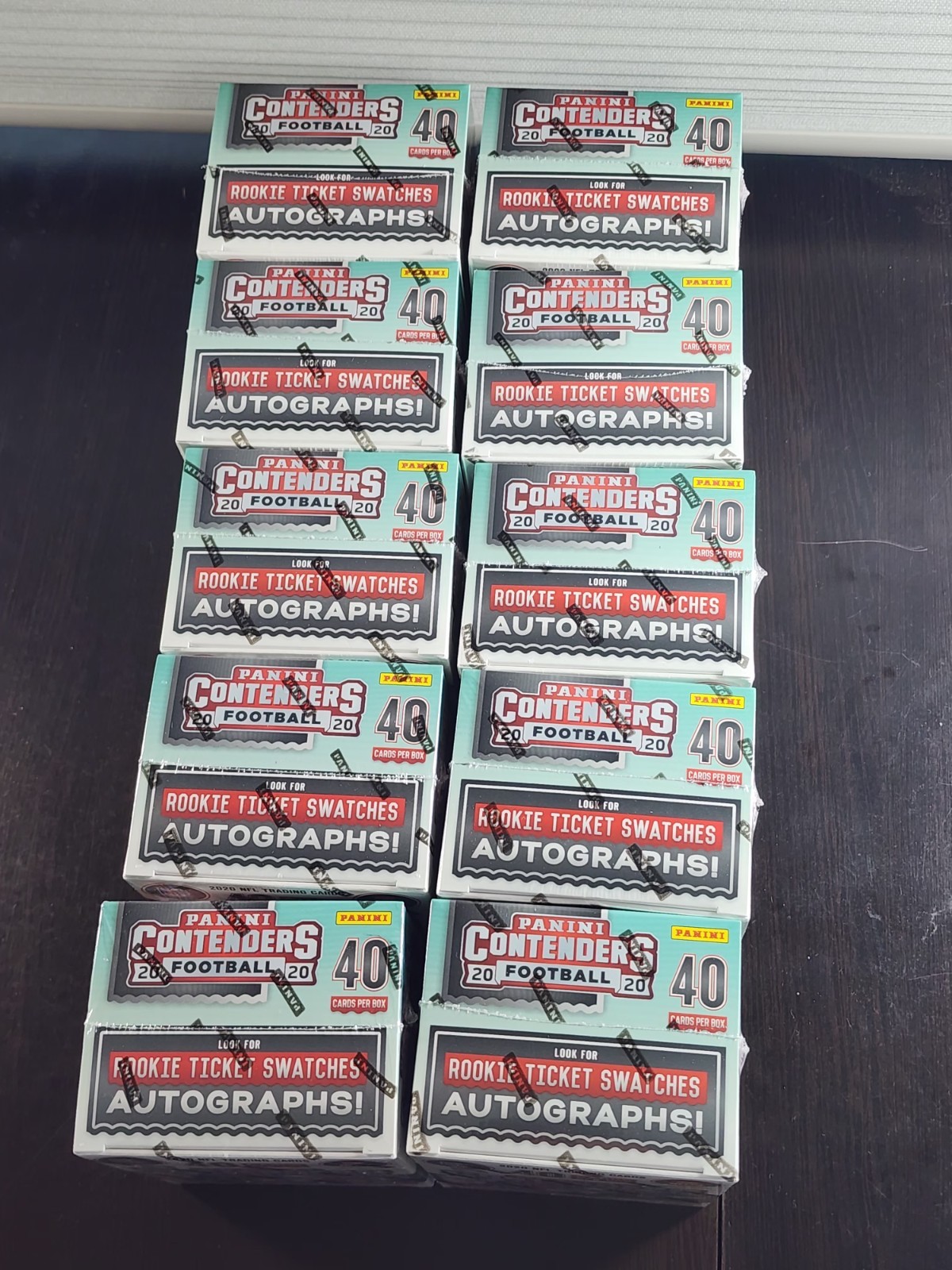 (10) Box Lot 2020 Panini Contenders Football Blaster Rare Auto Sealed Packs Hot view 7