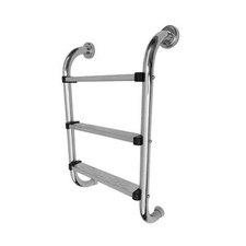 Swimming Pool Ladder with Handrail Surface Mount Hardware Long-Lasting