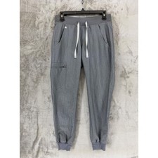 FIGS Technical Collection Zamora Jogger Scrub Pants Gray XS W18SW2005 Womens
