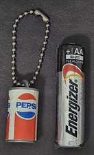 Vintage Miniature 1" Tall Pepsi Can Key Chain