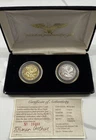 1987 Constitution Commemorative Guild Gold and Silver Set ~ 200 Year Anniversary