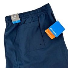 Columbia Summertime Stretch Short Mens XXL Ins 8" Navy Omni Shield