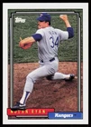 1992 Topps Nolan Ryan #1 BASEBALL CARD Texas Rangers