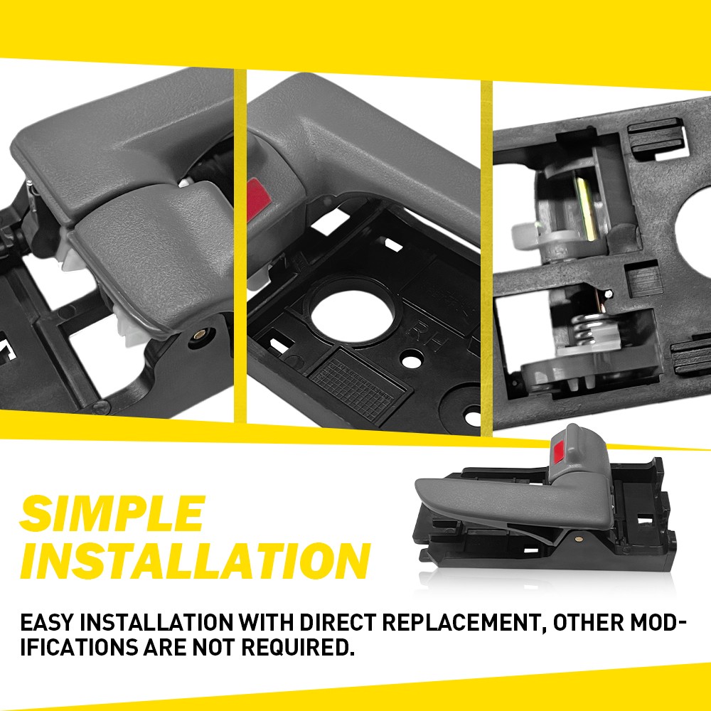 4X For 04-09 Kia Spectra 05-09 Spectra5 Door Handles Interior Right Left Gray EK