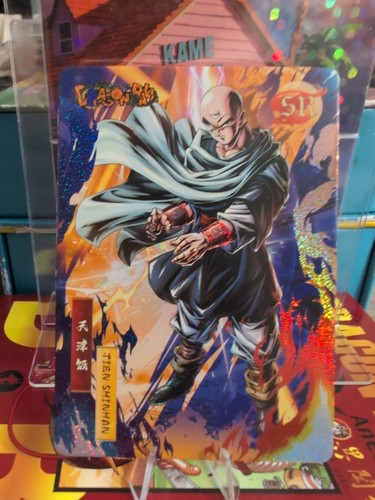 Tien SR Rare Dragon Ball Z Super Heroes Holo Foil Card DBZ 2025 UR Rare PICS! - Picture 3 of 14