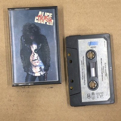 ALICE COOPER Cassette Tape 80s Metal Glam TRASH POISON RARE UK RELEASE