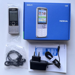 Nokia C5-00 Handy - 5MP Kamera - Silber Bluetooth 2GB - Super Zustand in OVP
