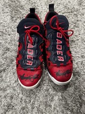 Harrison Bader Game Issued / Used Turfs Autographed Nike 2018 Cardinals Giants