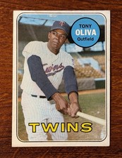 Tony Oliva 1969 Topps #600 Minnesota Twins