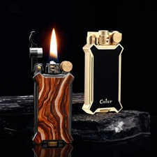 CF306 Resin Craft Kerosenes Cigar Lighter Windproof Grinding Wheel Luxury