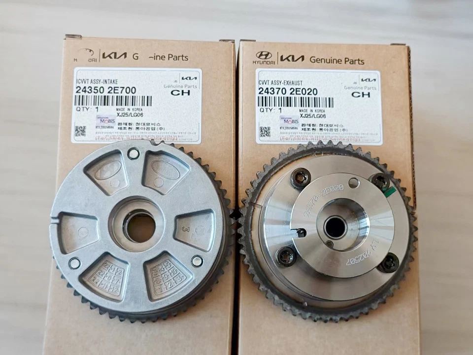 OEM 243502E700 243702E020 CVVT Assy 2.0L IntakeExhaust Set Hyundai Elantra Kia F - Image 3 of 4