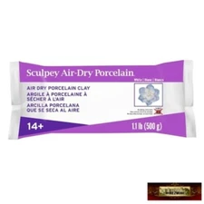 M02466 MOREZMORE Sculpey Air-Dry Porcelain Clay 1.1 lb 500 g Model Air