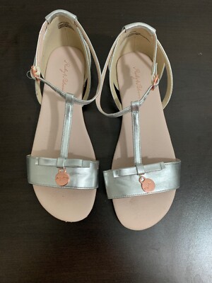 Ruby & Bloom Silver And Rose Gold Sandals Size 3M