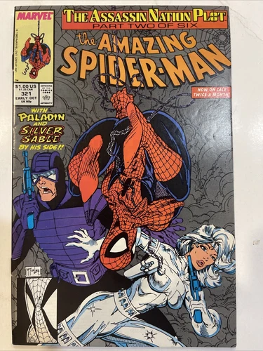 Amazing Spider-Man #321 NM/VF Marvel 1989 Iconic Todd McFarlane art Key !!!