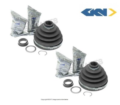 For Audi VW Front Left & Right Outer Axle Boot KIT Driveshaft CV Bellows OEM GKN