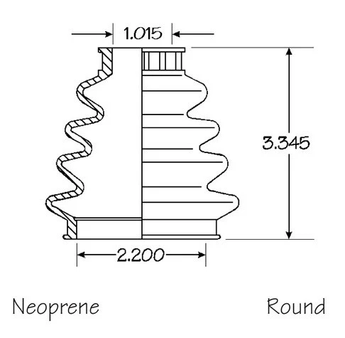 Kit de reparación de arranque CV interior trasero para Datsun 280Z 1977-1978 (ver gráfico) Foto 4 de 4