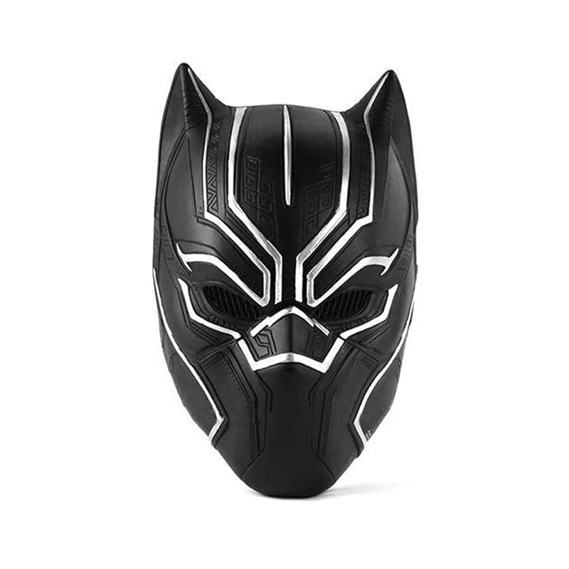 Casco Pantera Negra Juegos con disfraces Cabeza Completa Máscara de Látex para Halloween Fiesta Juguetes Regalos Foto 2 de 4