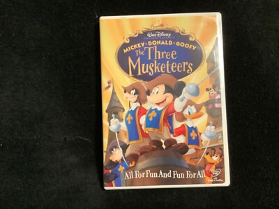 ディズニーDVD Mickey Donald Goofy The Three Musketeers DVD Walt Disney | eBay