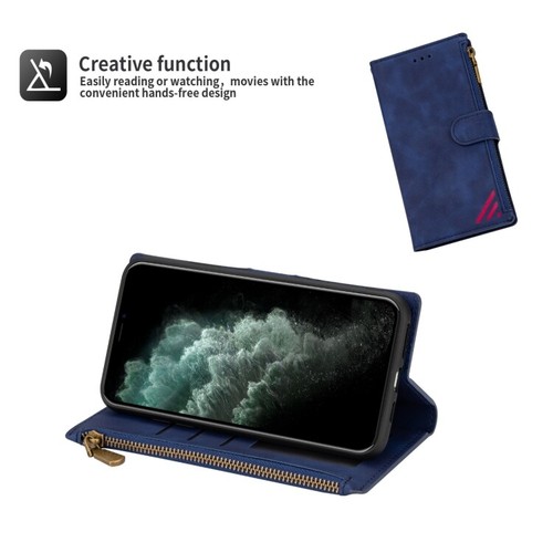 Funda de cuero PU abatible horizontal con soporte para Samsung Galaxy - Imagen 4 de 20