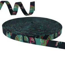 1M Tessitura Mimetica Strisce Bordo Non Elastiche Borsa Cinghia Accessori