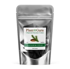 Balsam And Cedar Charcoal Incense Cones 1" TOPFLOW Bulk  For Burner Holder