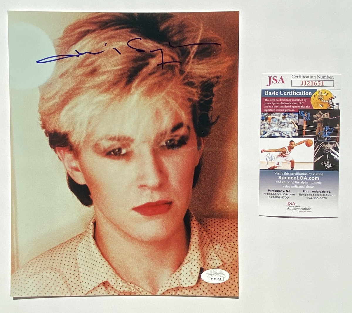 David Sylvian 直筆サイン入 プリント 額装済 signed David Sylvian Signed Photo 1st Generation Print Ltd 150 +