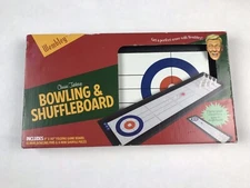 Classic Tabletop Mini Bowling & Shuffleboard Game by Wembly NEW Open Box