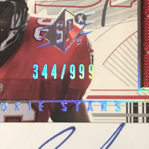 2002 SPx Rookie Jersey Autograph Travis Stephens #163 #’d 344/999 - Image 3 of 3