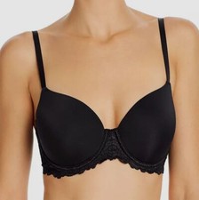  64 Natori Women's Black Solid Renew Full Fit Contour Underwire Bra Size 40DDD