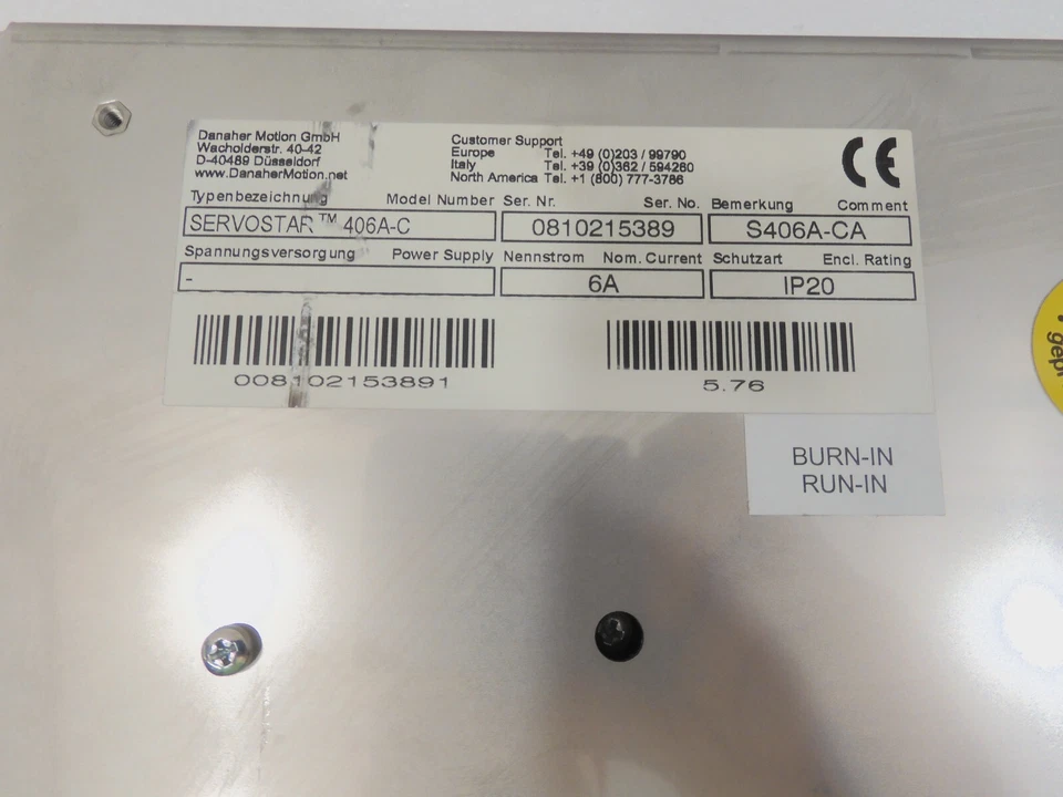 SERVOSTARQ 406A-C, KOLLMORGEN - Bild 2 von 4