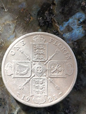 1921 SILVER FLORIN 2 SHILLINGS KING GEORGE V