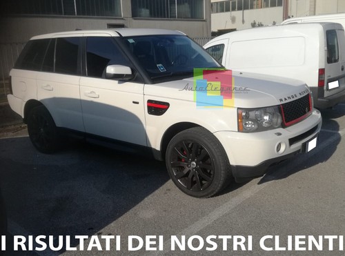 LAND ROVER RANGE ROVER SPORT 2010-2013 GRIGLIA ANTERIORE + LATERALI NERO / ROSSO - Imagen 12 de 12