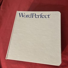 IBM Word Perfect Binder 1990 Version 5.1